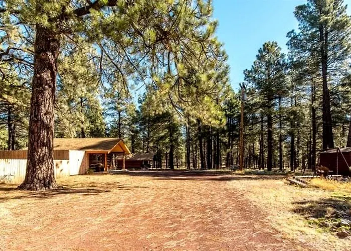 Cozy Historic Log With Fire Pit And Private Backyard On The Edge Of The Kaibab National Forest In Parks, Arizona Holiday home *